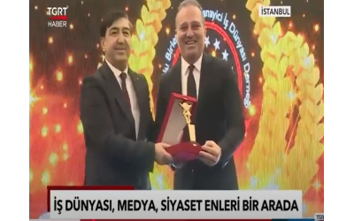 ASİAD İş Dünyası Ödül Gecesi ( TGRT HABER YILIN EN İYİ HABER SUNUCUSU AÇIK EL OLDU)